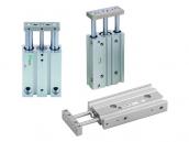 Guided cylinders